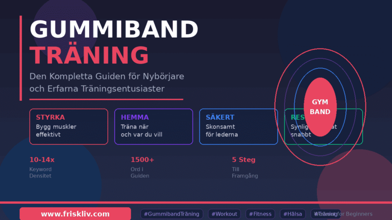 Gummiband Träning – Komplett Guide för Alla Nivåer