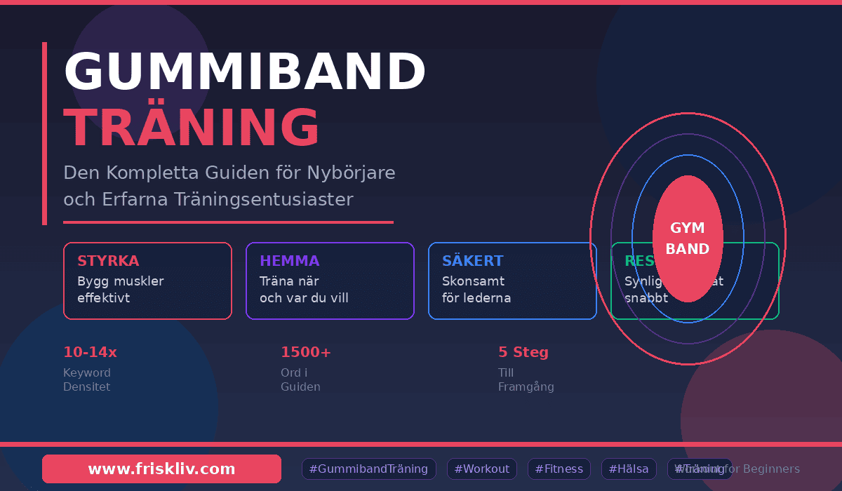 Gummiband Träning – Komplett Guide för Alla Nivåer