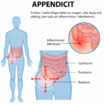 blindtarm smärta kommer och går